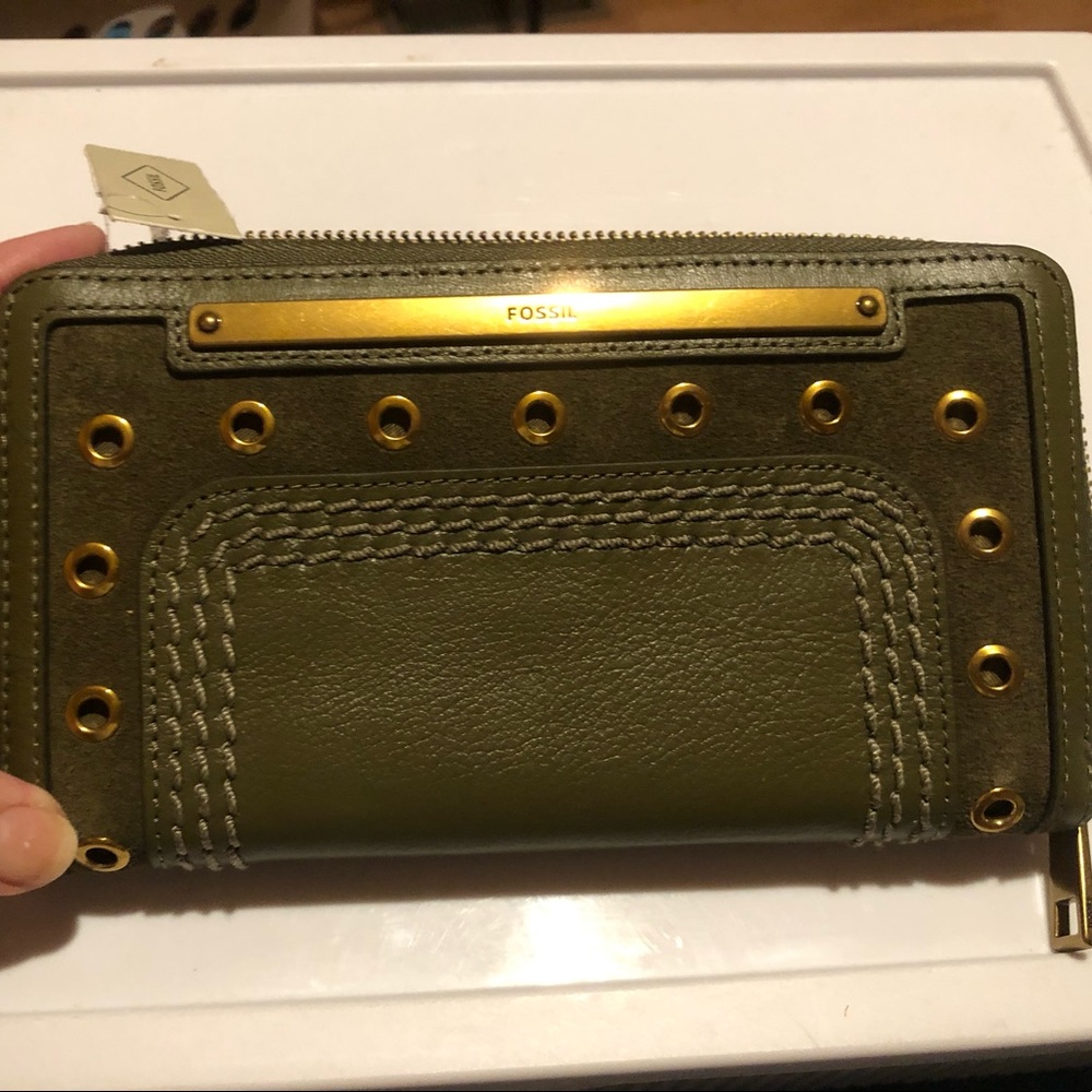 Fossil Sage Leather Wallet